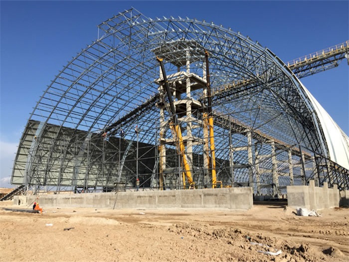 吉林煤机油桶翘工程网架